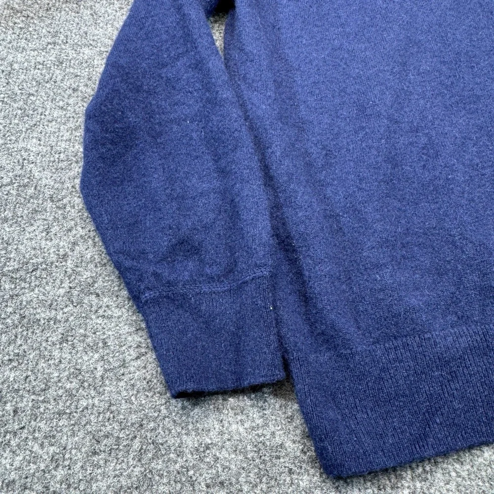 Polo Ralph Lauren Hoodie Mens Large Blue RLX Cashmere Olympic Club Pullover Golf